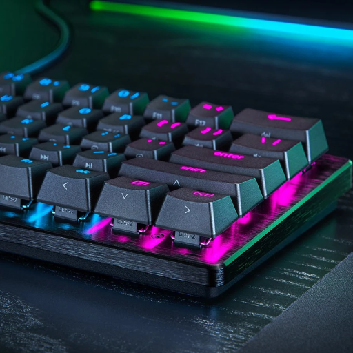 کیبورد گیمینگ ۶۰ درصد ریزر مدل Huntsman V3 Pro Mini با سوئیچ آنالوگ - تصویر گالری 1