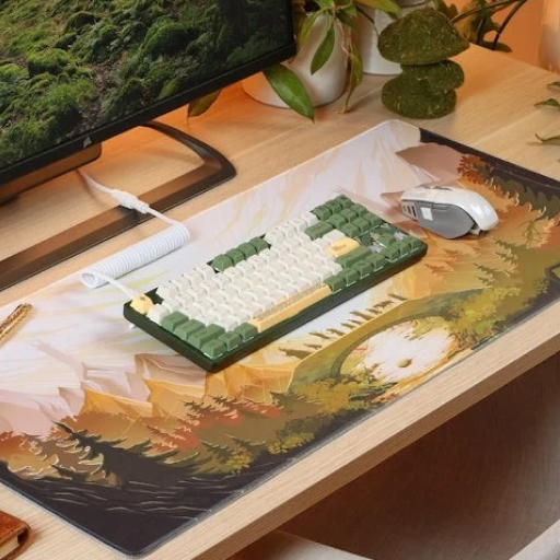 پد موس Drop The Lord of the Rings Fellowship Desk Mat Gold - تصویر گالری 1