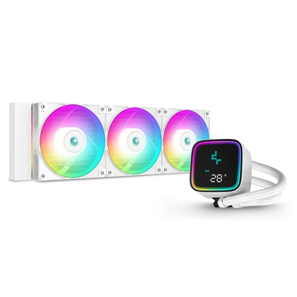 خنک‌کننده مایع پردازنده دیپ‌کول مدل LS720 SE Digital White ARGB - تصویر اصلی