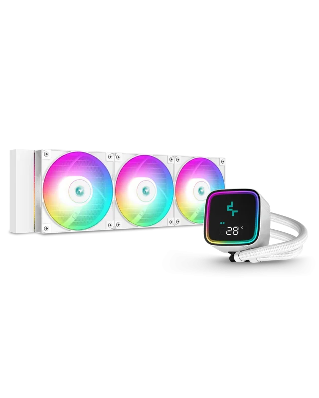 خنک‌کننده مایع پردازنده دیپ‌کول مدل LS720 SE Digital White ARGB - تصویر اصلی