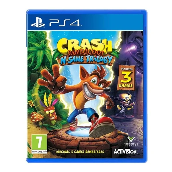 دیسک بازی Crash Bandicoot N. Sane Trilogy برای PS4 - تصویر اصلی