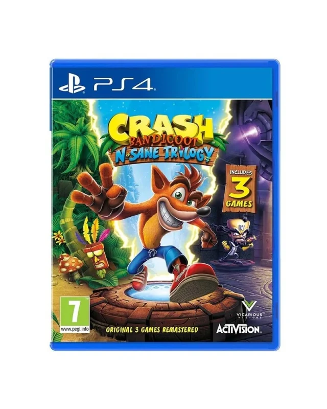 دیسک بازی Crash Bandicoot N. Sane Trilogy برای PS4 - تصویر اصلی