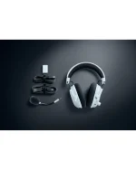 هدست گیمینگ بی‌سیم ریزر مدل BlackShark V3 Pro رنگ سفید - نمای محصول