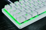 کیبورد گیمینگ ۶۰ درصد ریزر مدل Huntsman V3 Pro Mini با سوئیچ آنالوگ رنگ سفید - نمای محصول