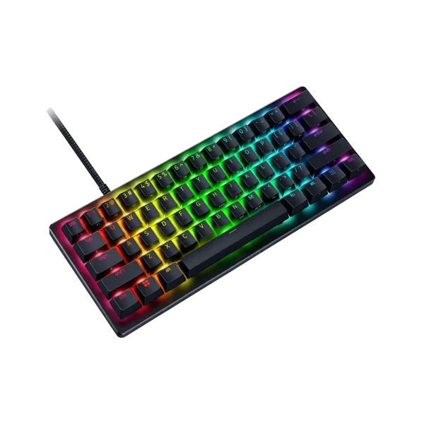 کیبورد گیمینگ ۶۰ درصد ریزر مدل Huntsman V3 Pro Mini با سوئیچ آنالوگ - تصویر اصلی