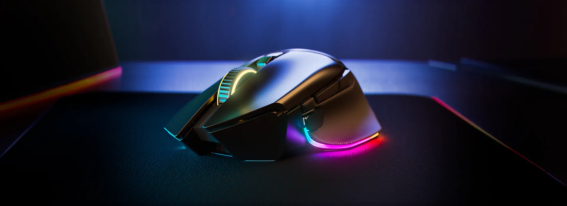 ماوس گیمینگ بی‌سیم ریزر مدل Basilisk V3 Pro 35K رنگ مشکی - نمای محصول