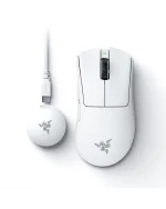 ماوس گیمینگ بی‌سیم ریزر مدل DeathAdder V4 Pro رنگ سفید - نمای محصول