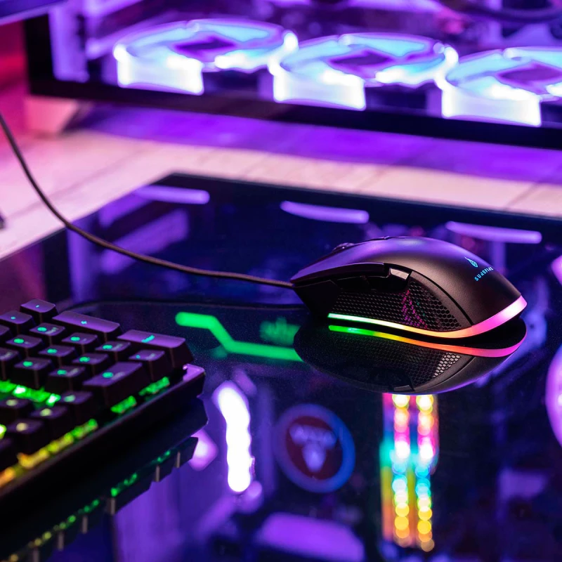 ماوس گیمینگ سیمی شورفایر مدل Buzzard Claw 48836 با نورپردازی RGB - نمای محصول